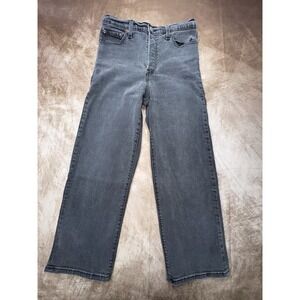 Levi's 693 Womens Ribcage Straight ankle Black Jeans Size 29